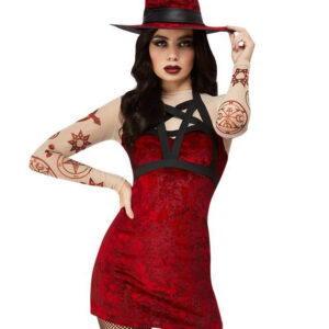 Satanic Witch - Kostyme til Dame
