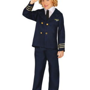 Pilot Kostyme med Hatt til Barn