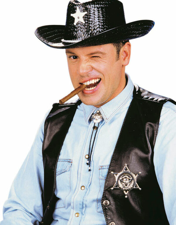 Cowboysett med Lissesmykke & Sheriffstjerne