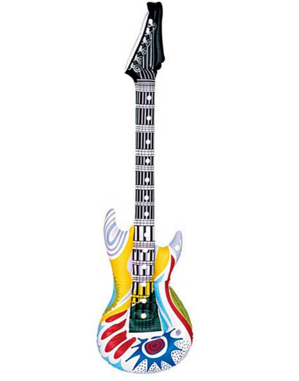 Rock n Roll Oppblåsbar Gitar - 107 cm