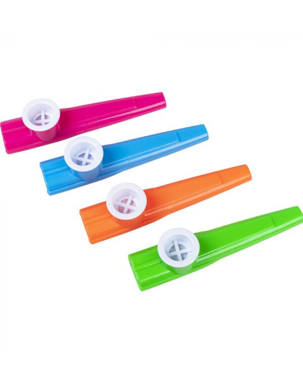 4 stk. Kazoo Assorterte Farger