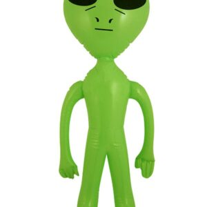 Oppblåsbar Grønn Alien 62 cm