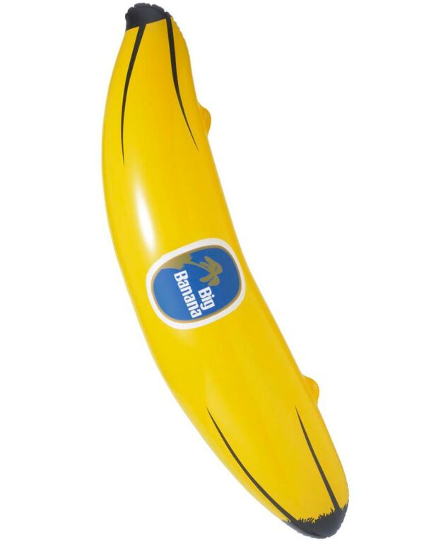 Kjempestor Oppblåsbar Banan 100 cm