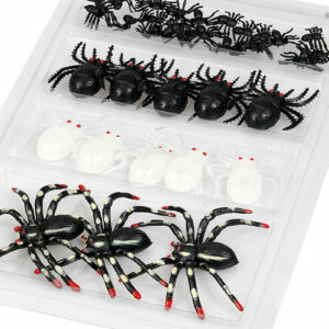 33 stk Edderkopper i Forskjellige Størrelser og Fasonger