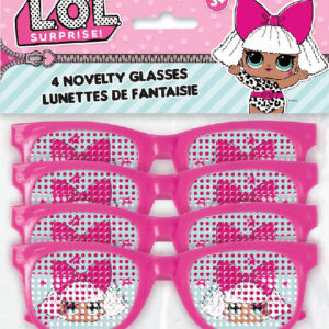4 stk Festbriller til Barn - LOL Surprise