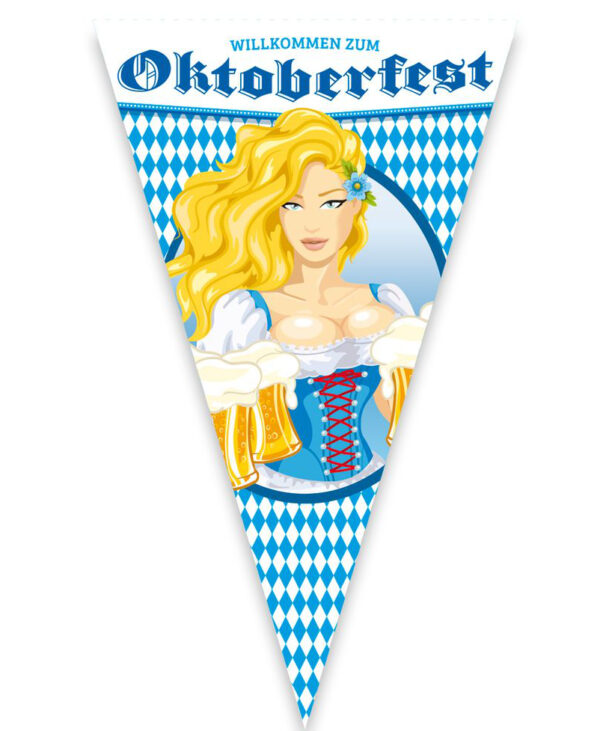 Stort Oktoberfest Megaflagg 150x90 cm