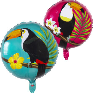 Folieballong med 2-sidet Motiv 45 cm - Toucan