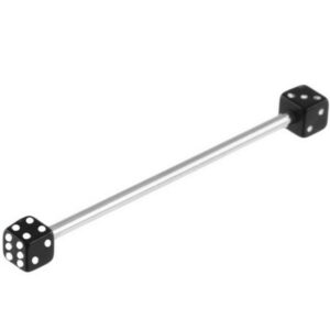 Lucky Black Dice Industrial Barbel - 1.6 x 34 mm