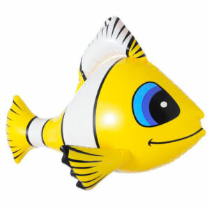 Oppblåsbar Tropisk Fisk 60 cm - Gul