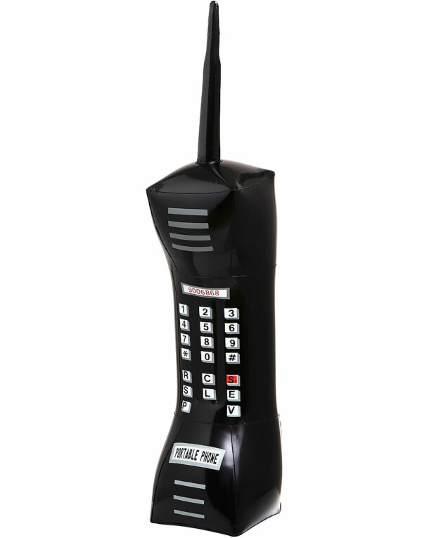 Kjempestor Oppblåsbar Retro Mobiltelefon - 77 cm