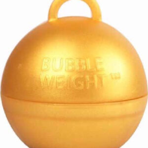 Bubble Weight - Gullfarget Ballongvekt med Festering