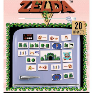 20 stk The Legend of Zelda 8-Bit Kjøleskapsmagneter