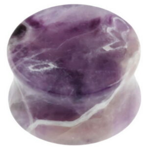Magic Purple Stone - Organisk Piercing Plugg