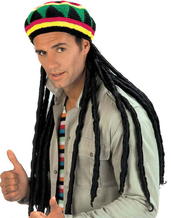 Reggae Hodeplagg m/Dreads