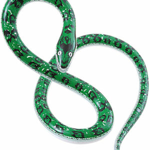 Oppblåsbar Grønn Slange - Dekorasjon / Kostymetilbehør 152 cm