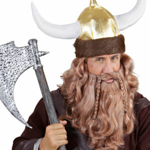 Vikinghatt med Pelskant og Horn