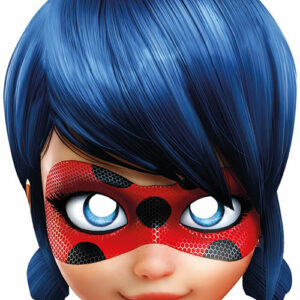 Lisensiert Miraculous Ladybug Pappmaske