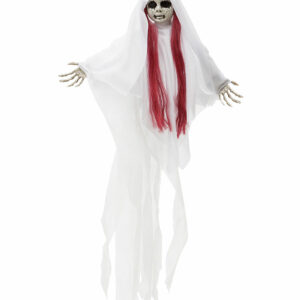 Rødhåret Spøkelse - 65 cm Hengende Dekorasjon