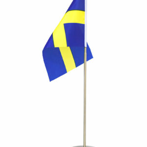 Svensk Bordflagg med Metallstett