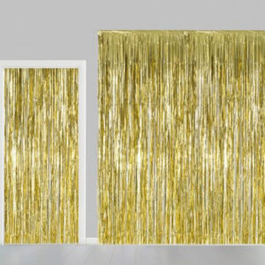 Gullfarget Shimmer Dørforheng 240x100 cm
