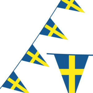 Svensk Flagg Vimpelbanner på 10 Meter