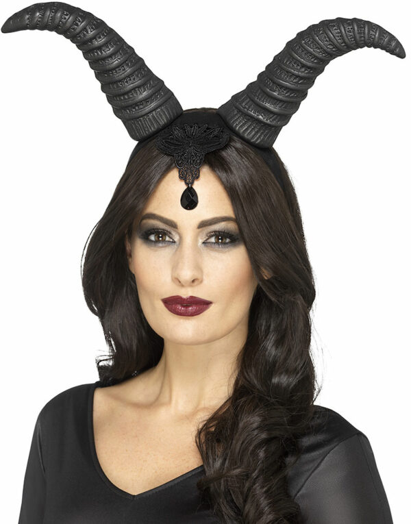 Maleficent Inspirerte Svarte Horn