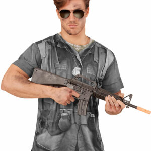 Fotorealistisk Soldat T-skjorte til Mann
