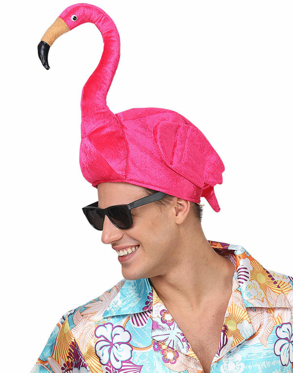 Rosa Flamingo Hatt