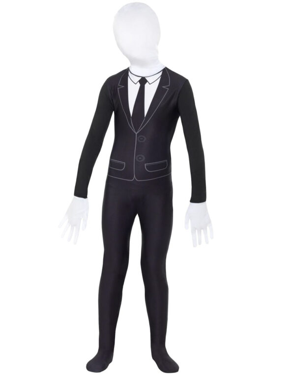 Slenderman Second Skin Kostyme til Barn