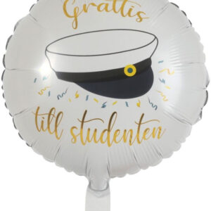 Grattis til Studenten Folieballong 44 cm