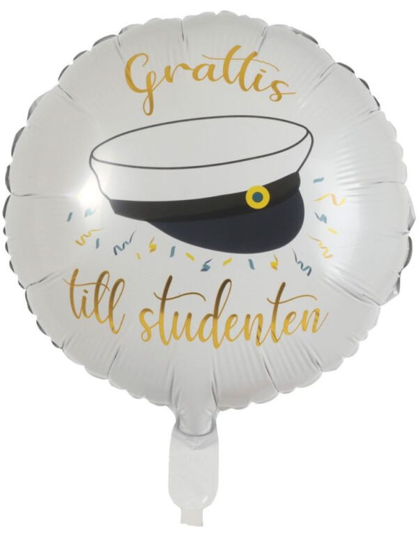 Grattis til Studenten Folieballong 44 cm