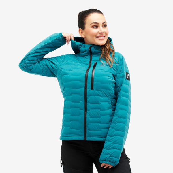 Flex Down Jacket Dame Ocean Depth