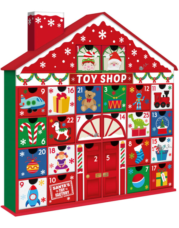 Toy Shop - Stor Julekalender 40x39 cm