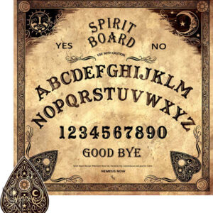 Spirit Board / Ouija Brett med Plakett