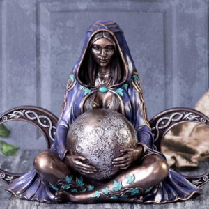 Stor Triple Moon Goddess - Gudinne med Tre Måner Figur 31 cm