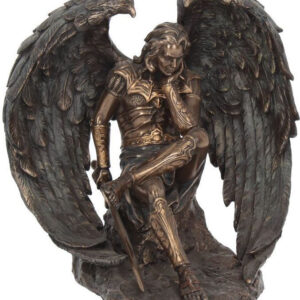 Lucifer den Falne Engel Figur i Bronse 16