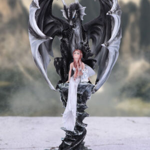 Nya - Stor Gotisk Fairy og Drage Figur 37