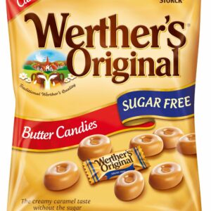 Werthers Original Sukkerfrie Karamell-Sukkertøy 80 gram