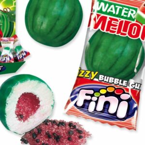 1 stk Fizzy Watermelon / Vannmelon Tyggegummi - Fini