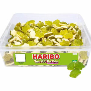 250 stk Haribo Terrific Turtles - Boks med Vingummi Frosker