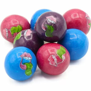 3 kg Zed Tongue Painter Bubblegum - Kjempestor pose med Tyggegummi som Farger Tungen 23-24 mm