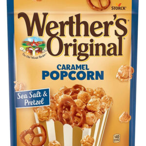 Werthers Original Caramel Popcorn Brezel - Popcorn og Pretzels med Karamell 140 gram