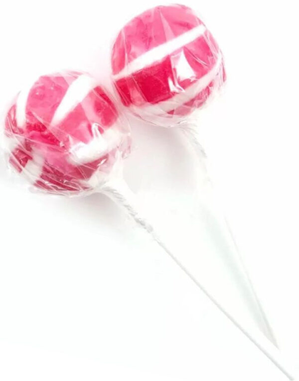 1 stk Sour Cherry Lolly / Stor Kjærlighet på Pinne med Smak av Sur Kirsebær