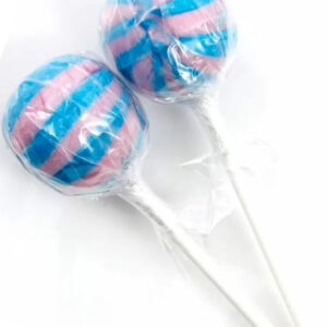 1 stk Bubblegum Flavour Lolly / Stor Kjærlighet på Pinne med Smak av Bubblegum