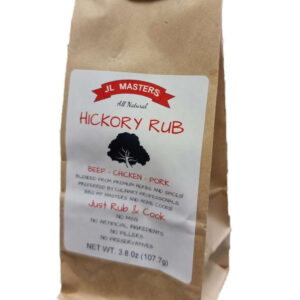 JL Masters Hickory Rub - Hickory Krydderblanding til Kjøtt (USA Import)