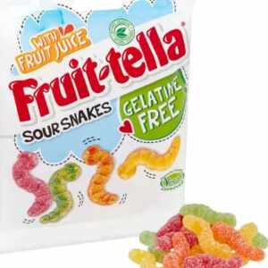 Fruit-tella Sour Snakes - Sur Vingummi 100g