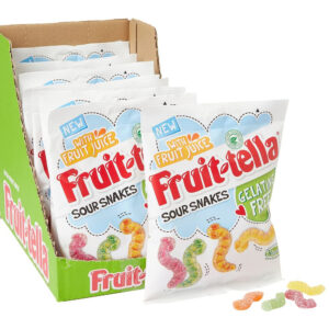 12 stk Fruit-tella Sour Snakes - Hel Eske 1200 gram