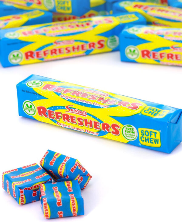 1 stk Swizzels Refreshers Chew Blocks med Sitronsmak 43 gram