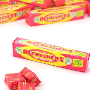 1 stk Swizzels Refreshers Chew Blocks med Jordbærsmak 43 gram