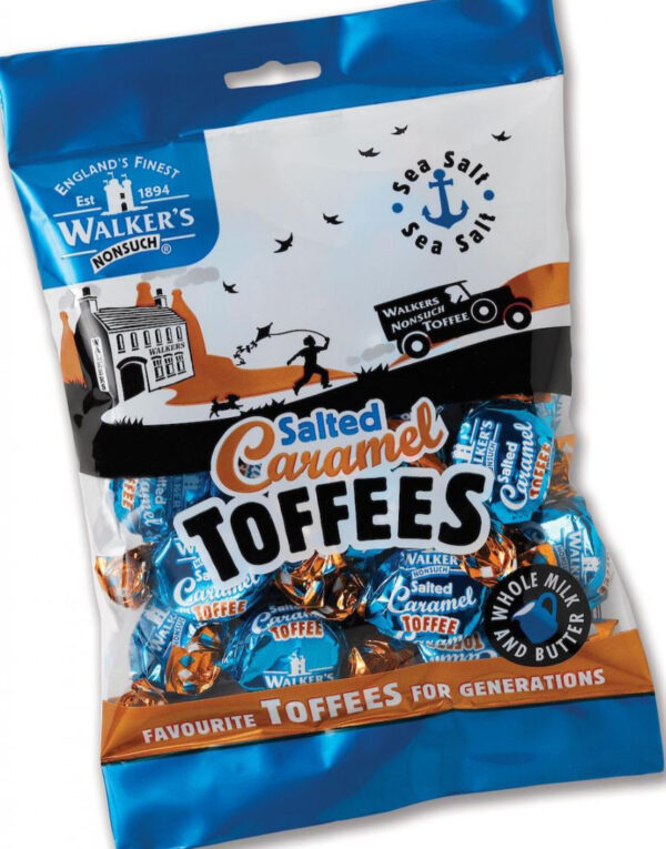 Walkers Salted Caramel Toffees 150 gram